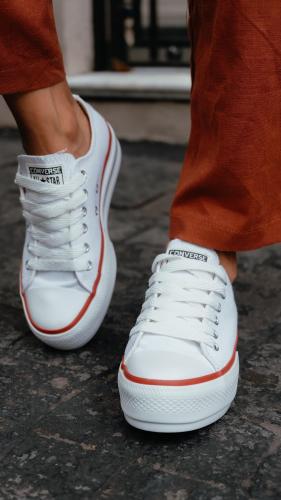 Zapatillas All Star Plataforma Lona