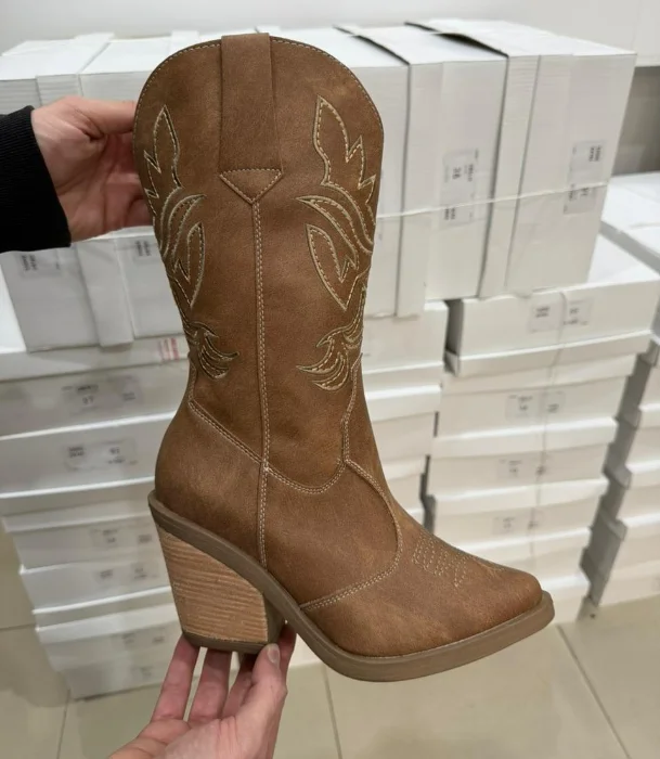 Bota Texana de Dama Linea Importada Valka Art Micaela (35 al 40)
