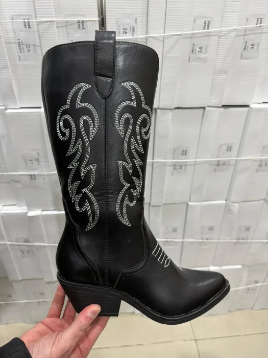 Bota Texana Alta de Dama  Linea Importada Valka Art. Maria (35 al 40)