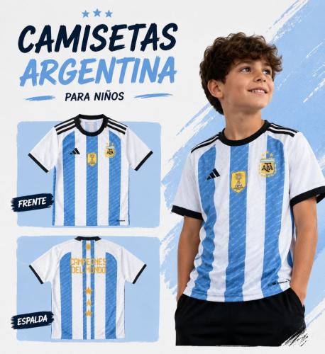 Camisetas de Niños Argentina