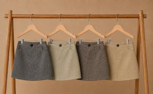 Shorts Pollera Paño