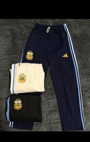 Pantalón Recto Frizzado Argentina Afa Bordado