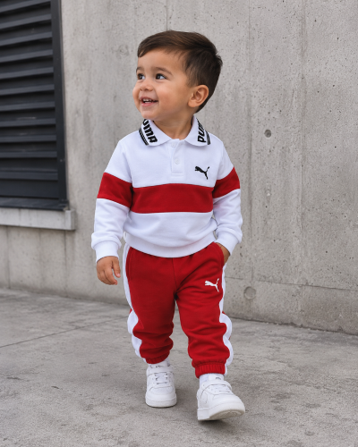  Conjuntos Puma de Bebé  Modelo Alfonso   Cuello Tejido Puma