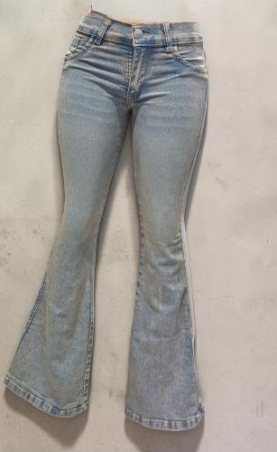 Jeans Oxford Tiro bajo Oxido