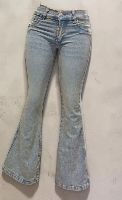 Jeans Oxford Tiro bajo Oxido