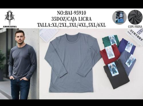Camiseta Térmica Hombre Talle Especial