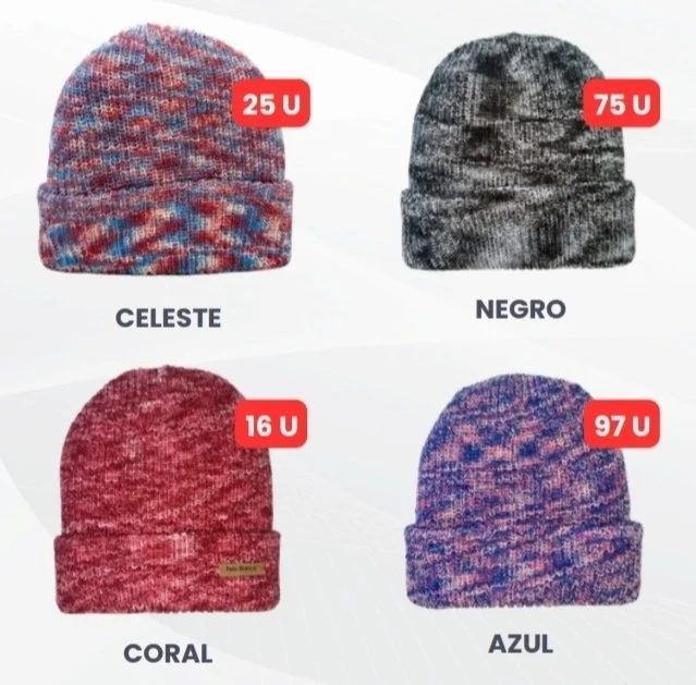 Gorro de Invierno Tejido. Cientos de Modelos de Gorros, Gorras,etc
gorras del Paraiso