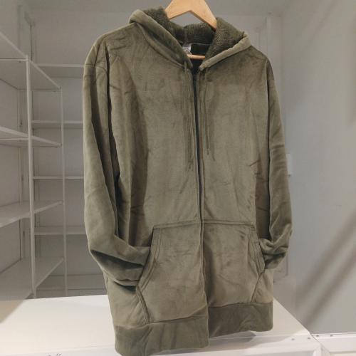 Campera Plush con Piel