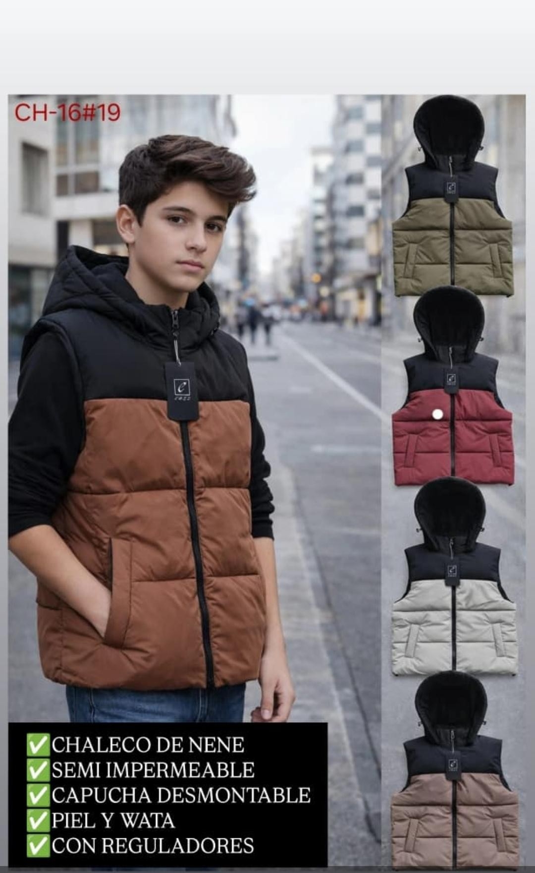 Chalecos de Niño/chaleco de Varon Importado/chalecos de Nene/abrigos para Nene - Imagen 1