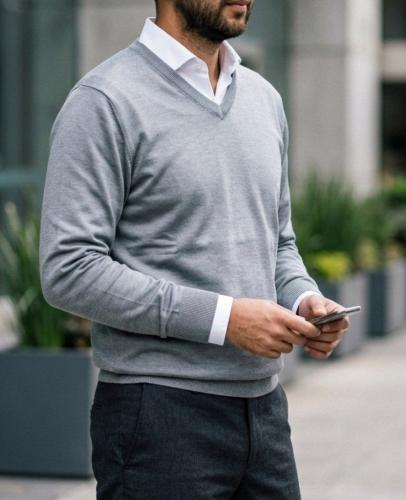 Sweater Cuello V - Miniatura 3