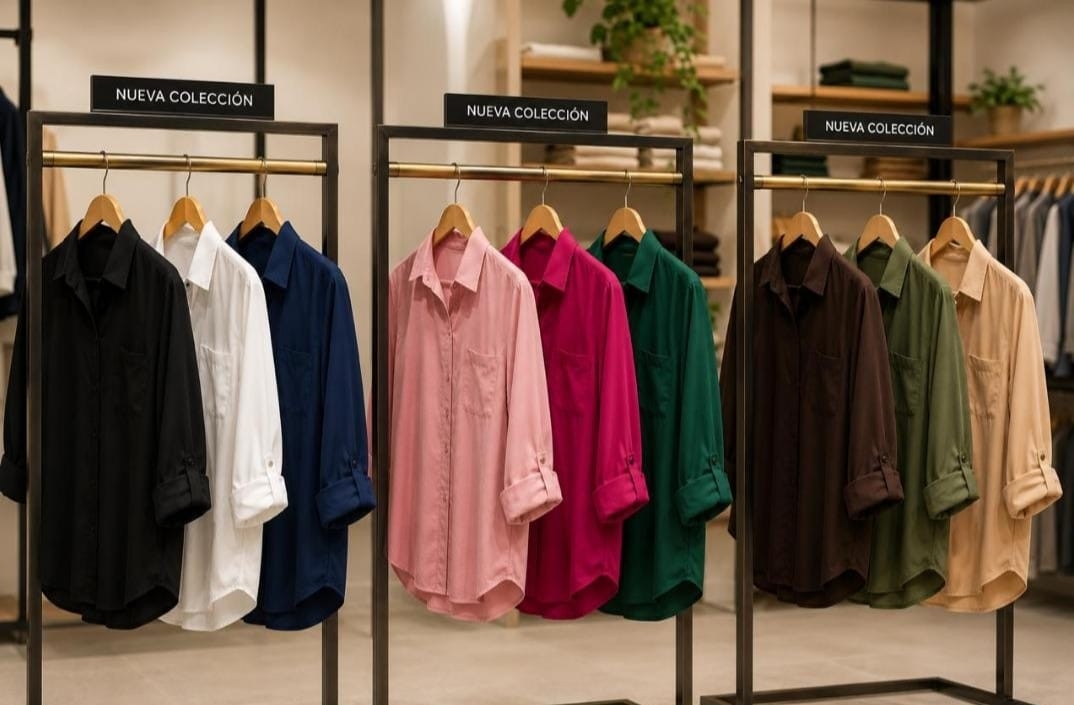 Camisas Mangas Largas en Fibrana Rayón - Imagen 3