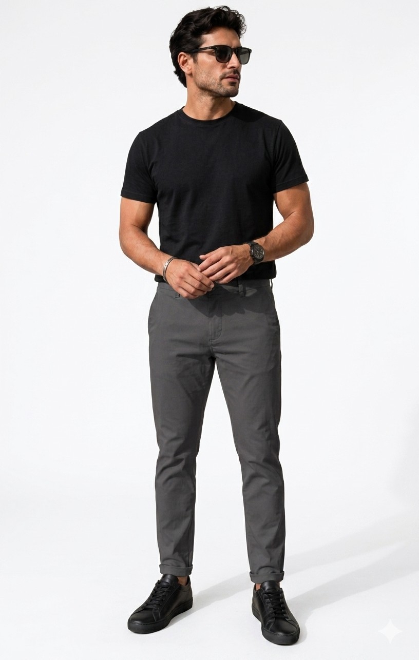 Pantalón Corte Chino Hombre Caballero Vestir Elegante Mayoristas Semi Recto Chupin - Imagen 1