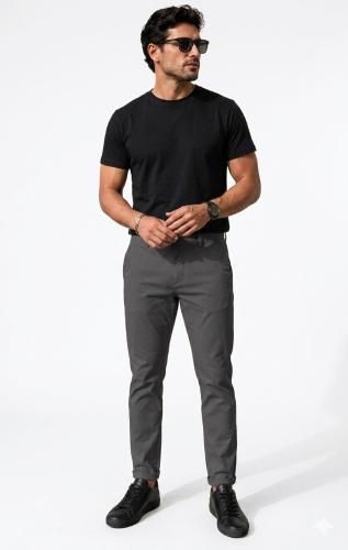 Pantalón Corte Chino Hombre Caballero Vestir Elegante Mayoristas Semi Recto Chupin