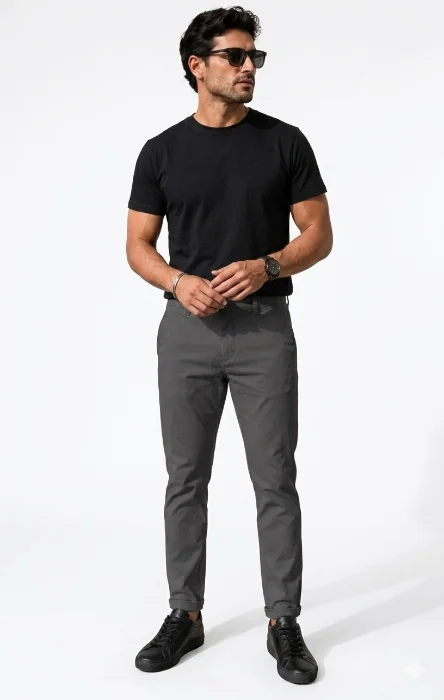 Pantalón Corte Chino Hombre Caballero Vestir Elegante Mayoristas Semi Recto Chupin