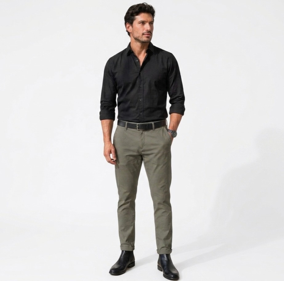 Pantalón Corte Chino Hombre Caballero Vestir Elegante Mayoristas Semi Recto Chupin - Imagen 4