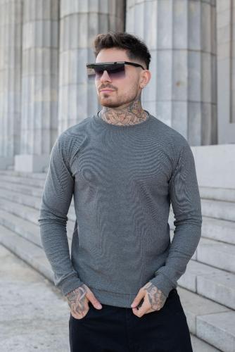 Suéter Gris Oscuro Rep
