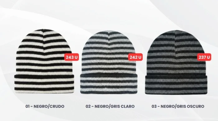 Gorros Nacionales Varios Colores
"gorras del Paraiso"