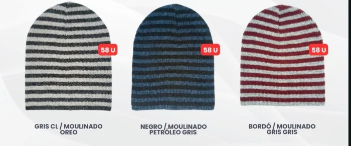 Gorros Nacionales Varios Colores
"gorras del Paraiso"