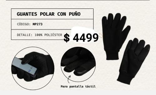 Guantes Polar con Puño