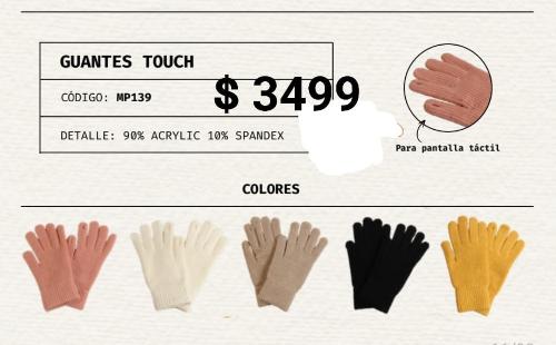 Guantes Touch
