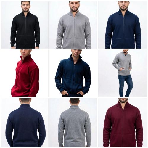 (art:cph1) Campera de Hilo C/cierre Hombre - Miniatura 4