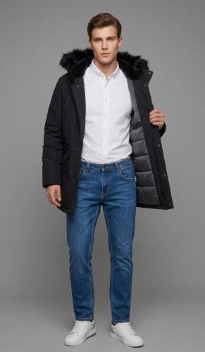 Campera Parka Impermeable Negro