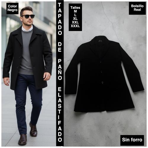 Tapados de Paño Elastizado.  sin Forro - Miniatura 4