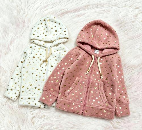 Campera Polar Soft Foil Brillos  Doble Piel