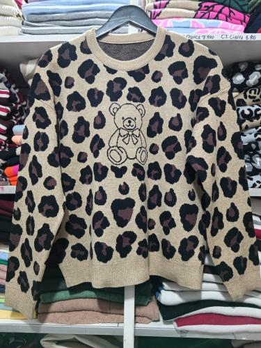 Sweater Animal Prin Bremer Doble Hilo - Miniatura 4