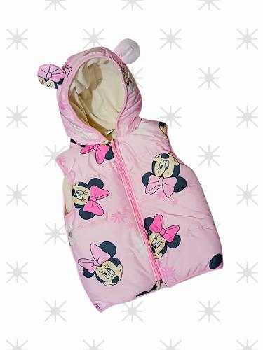 Puffer Chaleco de Minnie para Bebas