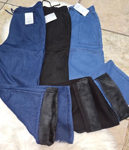 Palazo Jeans con Pile Excelente Calidad - Miniatura 2