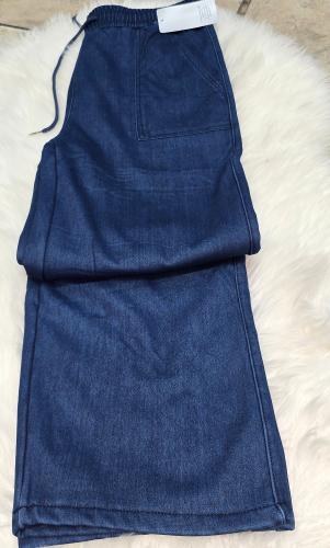 Palazo Jeans con Pile Excelente Calidad - Miniatura 7