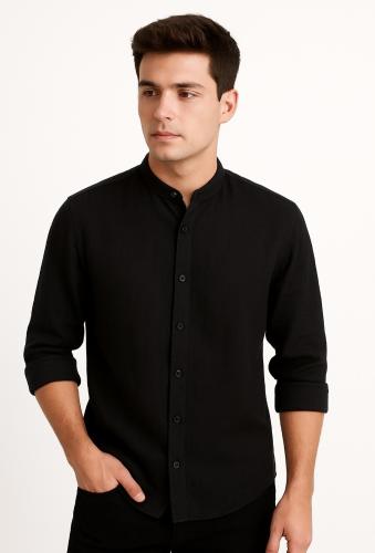 (art:cmhl1) Camisa de Lino Cuello/mao - Miniatura 8