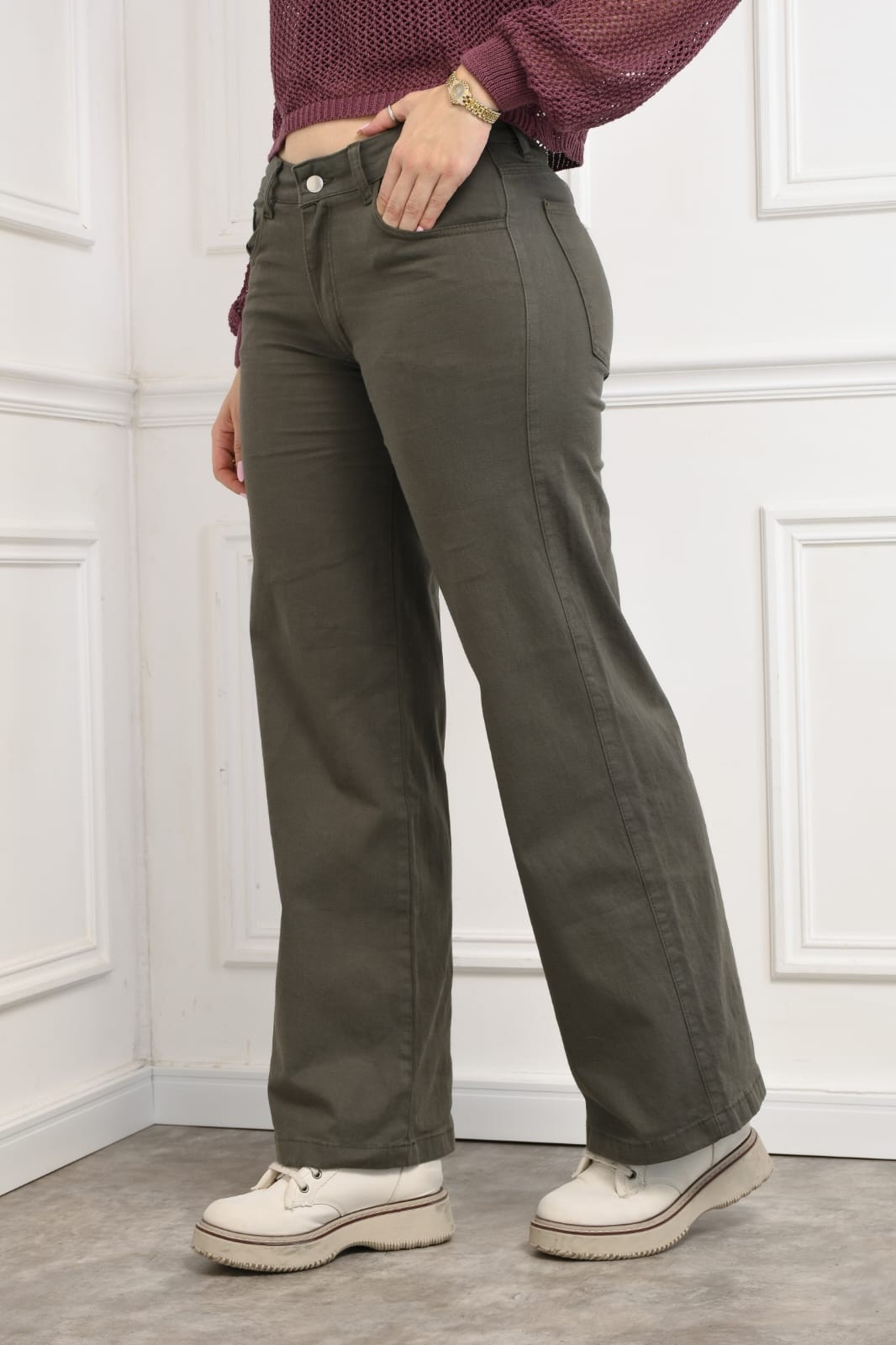 Art.708 Wide Leg Verde - Imagen 1