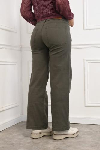 Art.708 Wide Leg Verde - Miniatura 2
