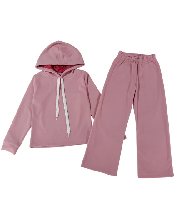 Conjunto en Darlon con Buzo y Palazzo Infantil