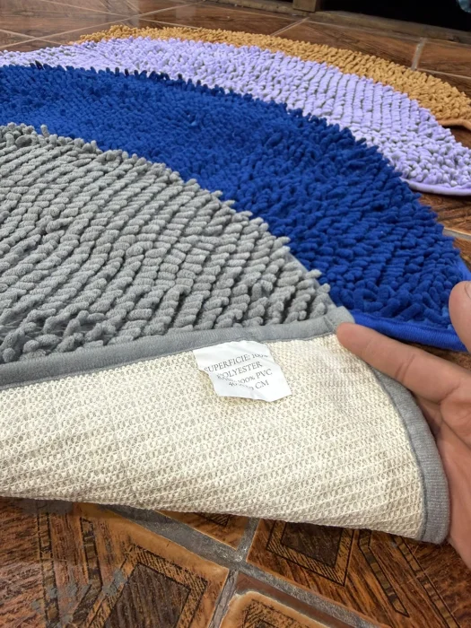 Alfombra,shaggi Semicircular