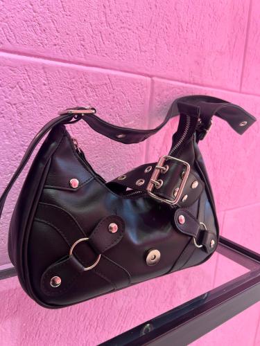 Cartera Mini Bag Baguette Cierre Metal - Miniatura 2