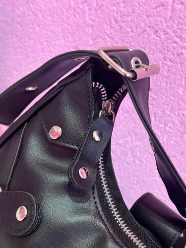 Cartera Mini Bag Baguette Cierre Metal - Miniatura 3
