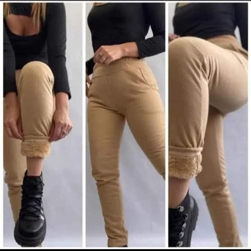 Pantalón con Piel Dama