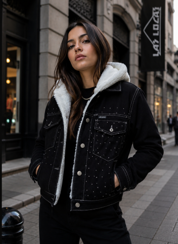  Campera de Jean las Locas    Premium con Piel por Dentro  Súper Canchera