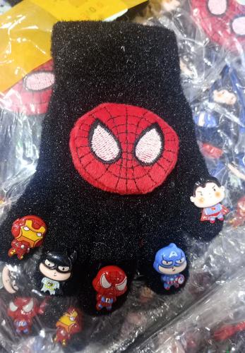 Guantes Hombre Araña con Pin