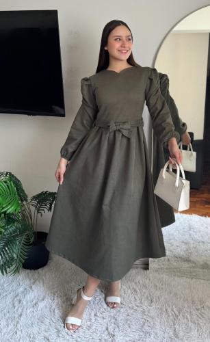 Vestido con Lazo