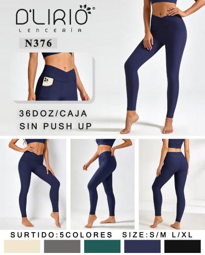 Calza N376 sin Frunce, con Bolsillo