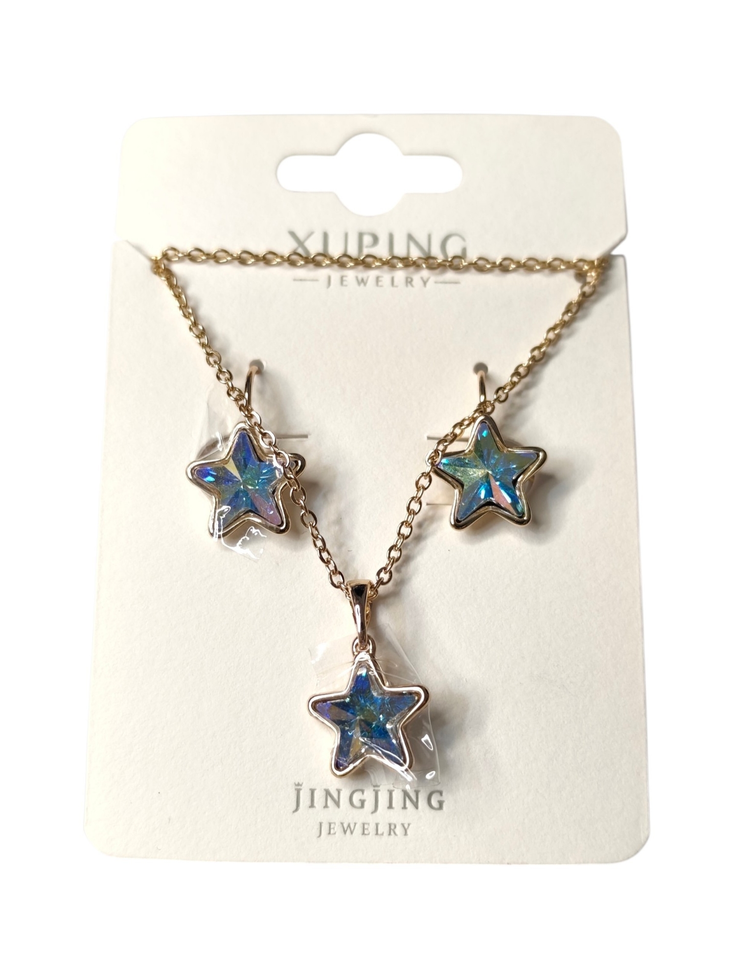 Conjunto Estrella Tornasolada de Xuping - Imagen 1