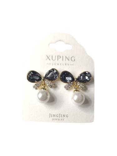 Aros Moño con Perla de Xuping (jingjing) - Miniatura 2
