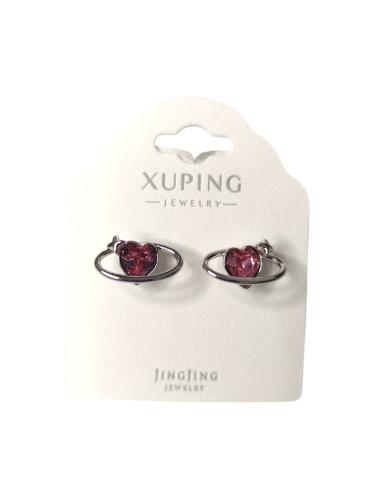 Aros Corazon Modelo Saturno de Xuping (jingjing)
