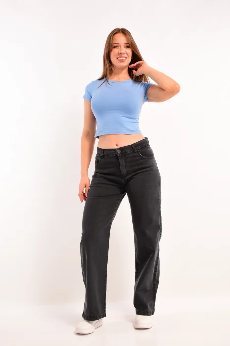 Wide Leg Ston Elastizado