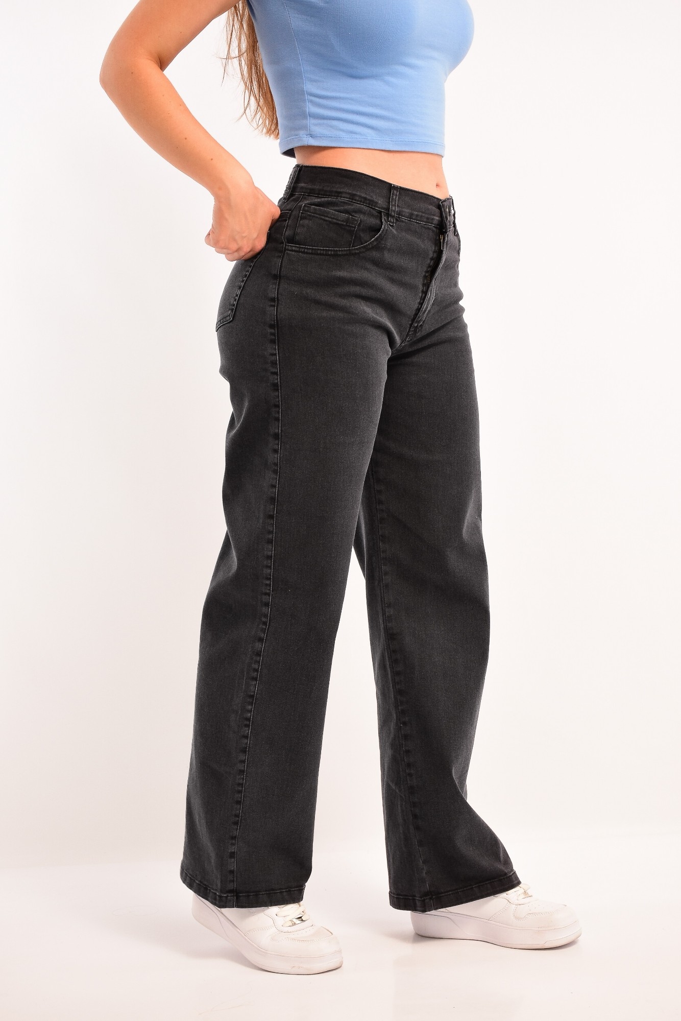 Wide Leg Ston Elastizado - Imagen 4