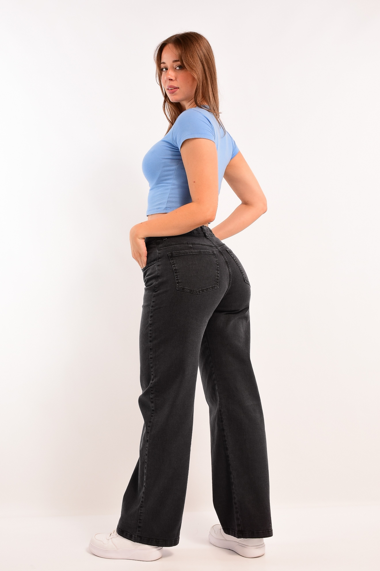 Wide Leg Ston Elastizado - Imagen 6